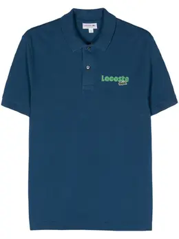 Lacoste: Поло с принтом 