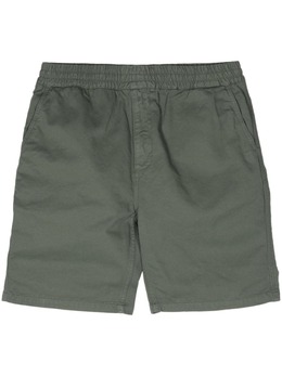 Carhartt WIP: Зелёные шорты 