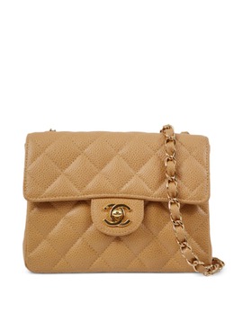 CHANEL Pre-Owned: Бежевая сумка 