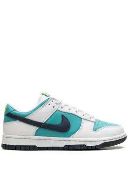 Nike: Голубые кроссовки  Dunk Low Retro