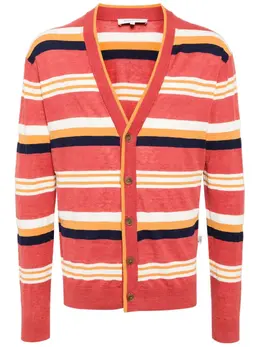 Maison Kitsuné: Кардиган в полоску 