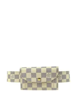Louis Vuitton Pre-Owned: Белая поясная сумка 