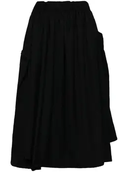 Comme Des Garçons: Юбка из шерсти 