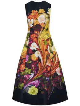 Oscar de la Renta: Радужное платье 