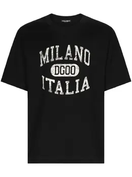 Dolce & Gabbana: Футболка  DG с принтом
