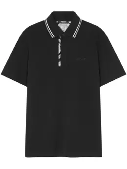 Versace: Чёрное поло  Barocco