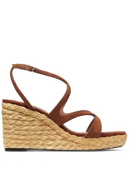 Jimmy Choo: Коричневые сандалии 