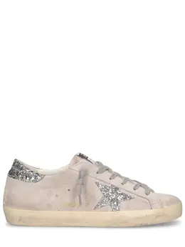 GOLDEN GOOSE: Серебристые кроссовки  Super Star