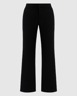 Balmain: Чорні брюки 