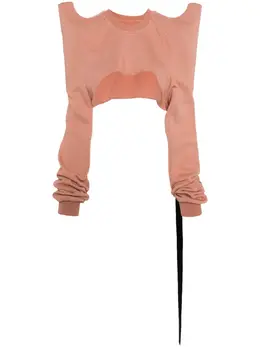 Rick Owens DRKSHDW: Розовый свитшот 