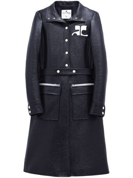 Courrèges: Синий плащ 