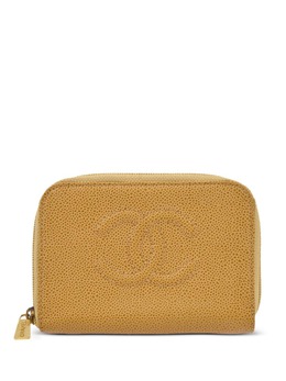 CHANEL Pre-Owned: Жёлтый кошелёк 