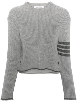 Thom Browne: Свитер  4-Bar в полоску