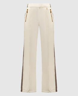 Balmain: Жовті брюки 