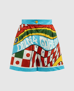 Dolce&Gabbana: Шорти з принтом  Carretto