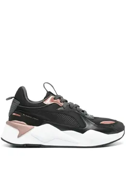 PUMA: Чёрные кроссовки  RS-X