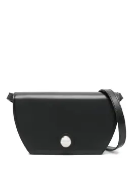 Furla: Чёрная сумка через плечо 