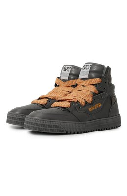 Off-White: Тёмные кеды  Off Court