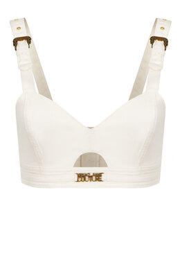 VERSACE JEANS COUTURE: Белый топ 