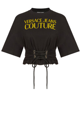 VERSACE JEANS COUTURE: Золотой топ 