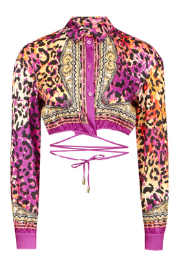 JUST CAVALLI: Розовая блуза 
