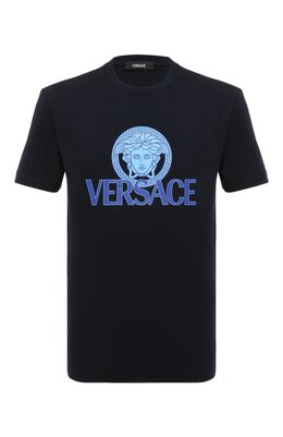 Versace: Хлопковая футболка 