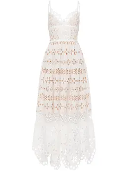 Elie Saab: Платье с v-образным вырезом 