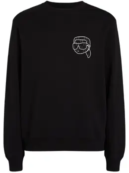Karl Lagerfeld: Чёрный свитшот 