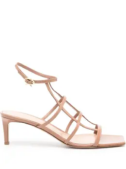 Gianvito Rossi: Бежевые сандалии 