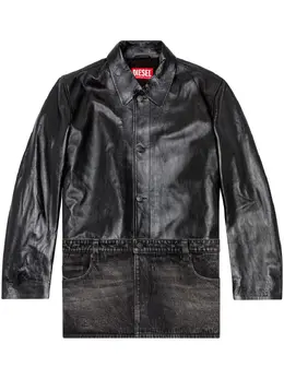 Diesel: Кожаная куртка 