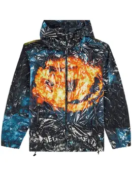 Diesel: Куртка с капюшоном 