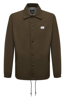 A.P.C.: Куртка цвета хаки 