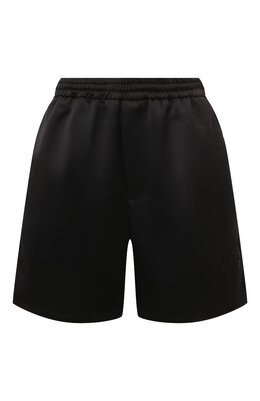Balmain: Чёрные шорты 