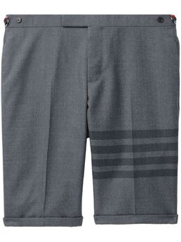 Thom Browne: Шорты  4-Bar из шерсти