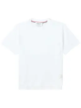 Thom Browne: Хлопковая футболка  RWB