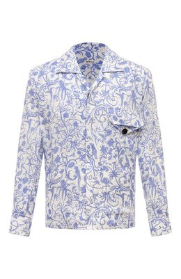 Kiton: Льняная рубашка 