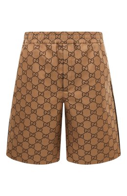 Gucci: Коричневые шорты 