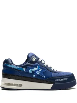 A BATHING APE®: Синие кроссовки 