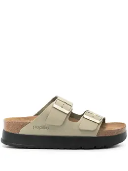Birkenstock: Зелёные сандалии  Arizona