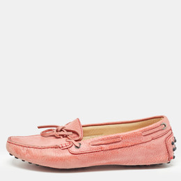 Tod's: Розовые мокасины 