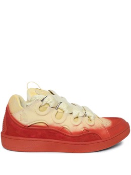 Lanvin: Жёлтые кроссовки  Curb