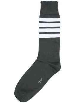 Thom Browne: Тёмные носки  4-Bar