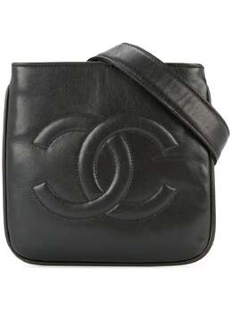 CHANEL Pre-Owned: Чёрная поясная сумка 