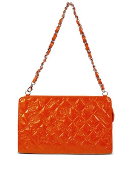 CHANEL Pre-Owned: Оранжевая сумка 