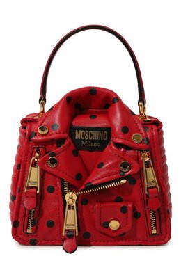 Moschino: Красная сумка  Biker