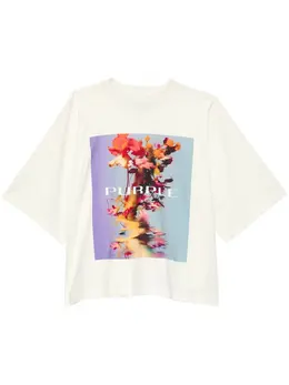 Purple Brand: Белая футболка 