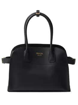 Prada: Чёрная сумка-шоппер 