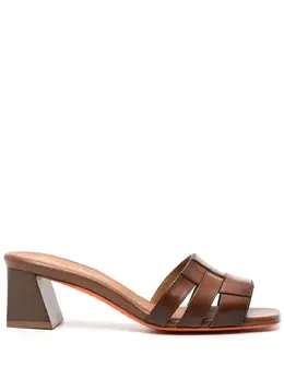 Santoni: Коричневые сандалии 