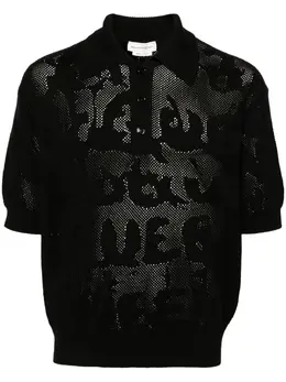 Alexander McQueen: Трикотажное поло 