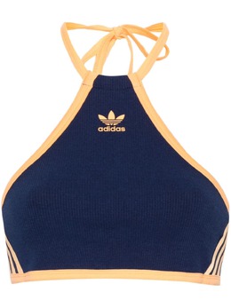 adidas: Топ с принтом 